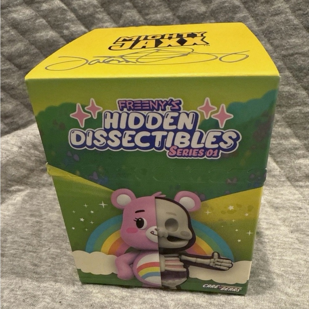 Autographed JASON FREENY Mighty Jaxx Hidden Dissectibles Care Bears Series 1